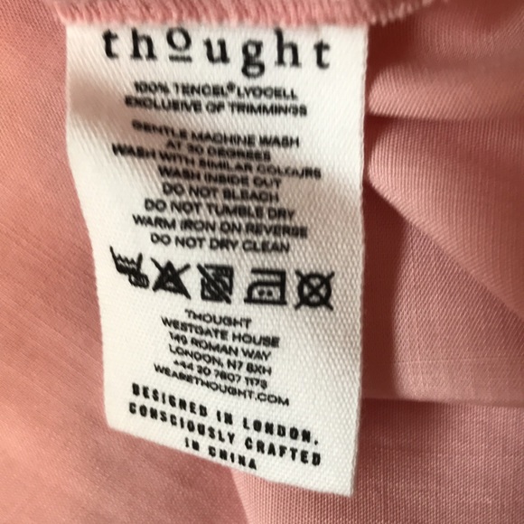 Thought pink bow design pull on lyocel top EUC - Picture 5 of 8